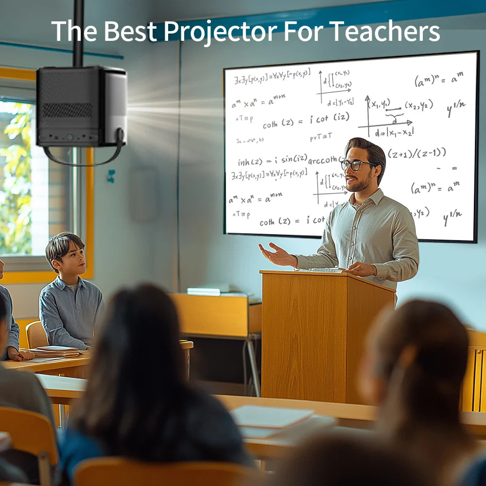 Portable 4K 3D Projector — BYINTEK U80 Max Portable 1080P DLP Projector