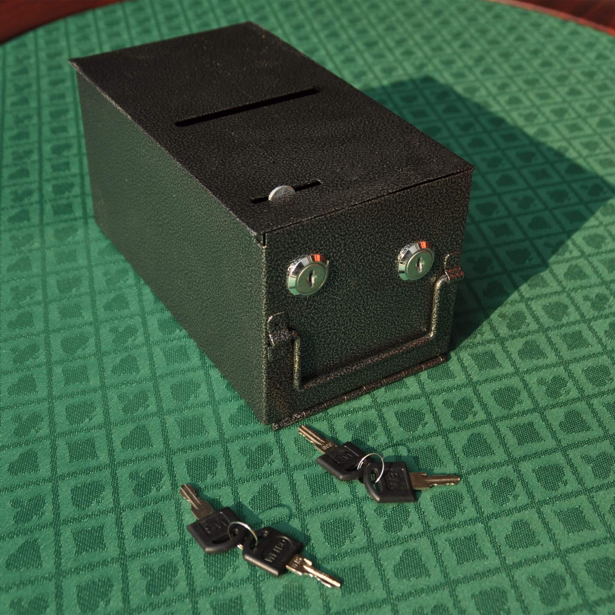 Modern 96-Inch Wooden Poker Table with U-Shaped Legs — Seats 9 + Dealer