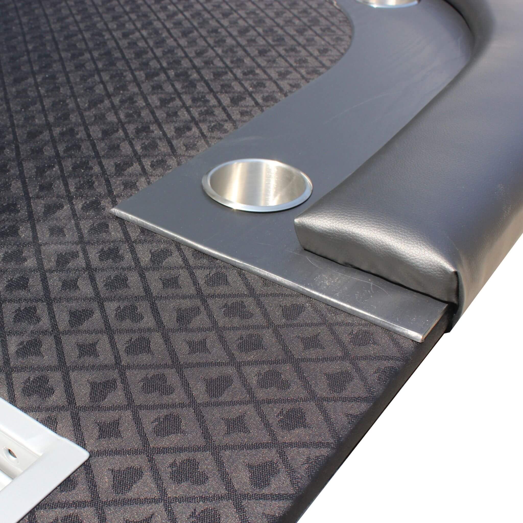 Premium 96-Inch Oval Poker Table with Racetrack — Seats 9 with Dealer Position