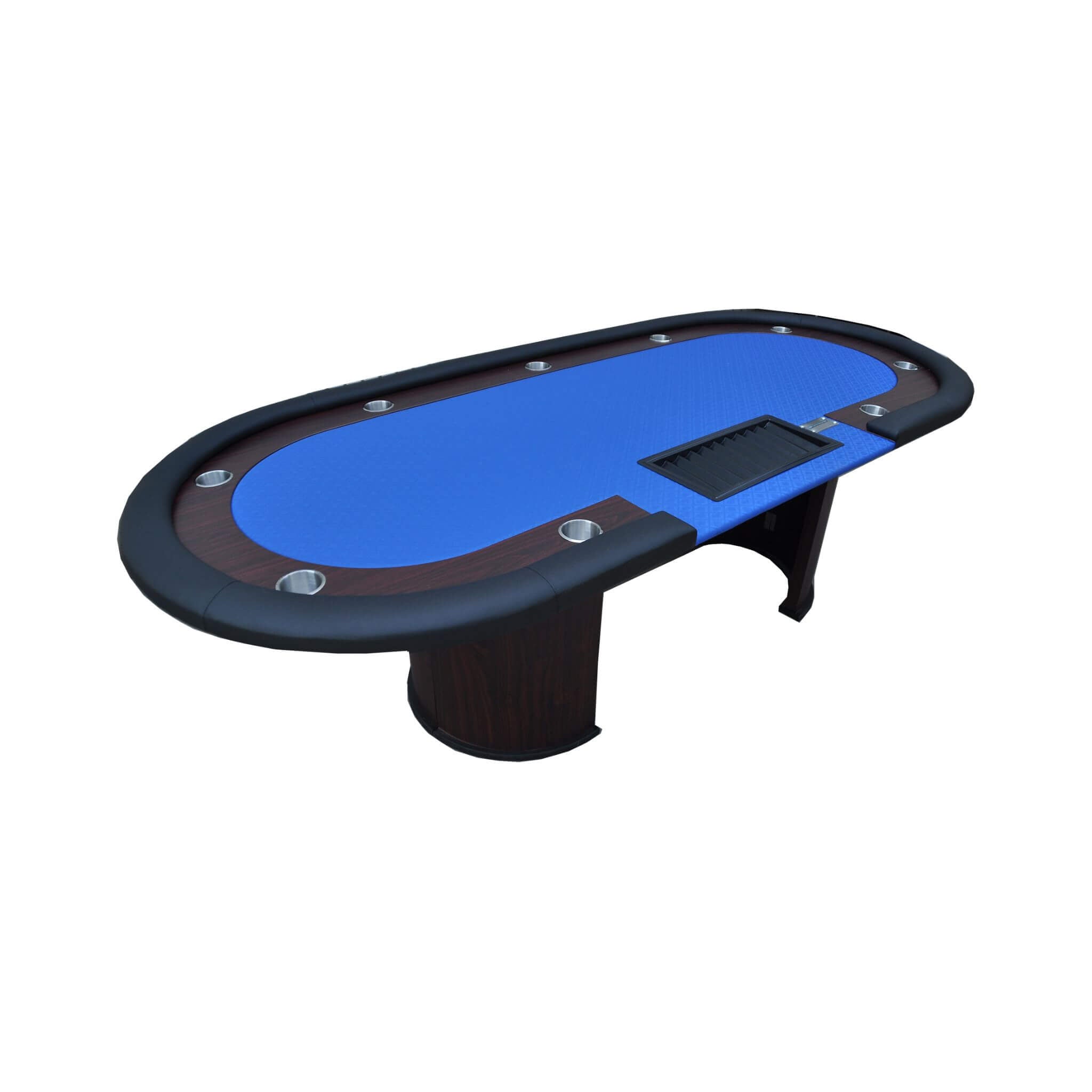 Premium 96-Inch Poker Table — Seats 9 With dealer